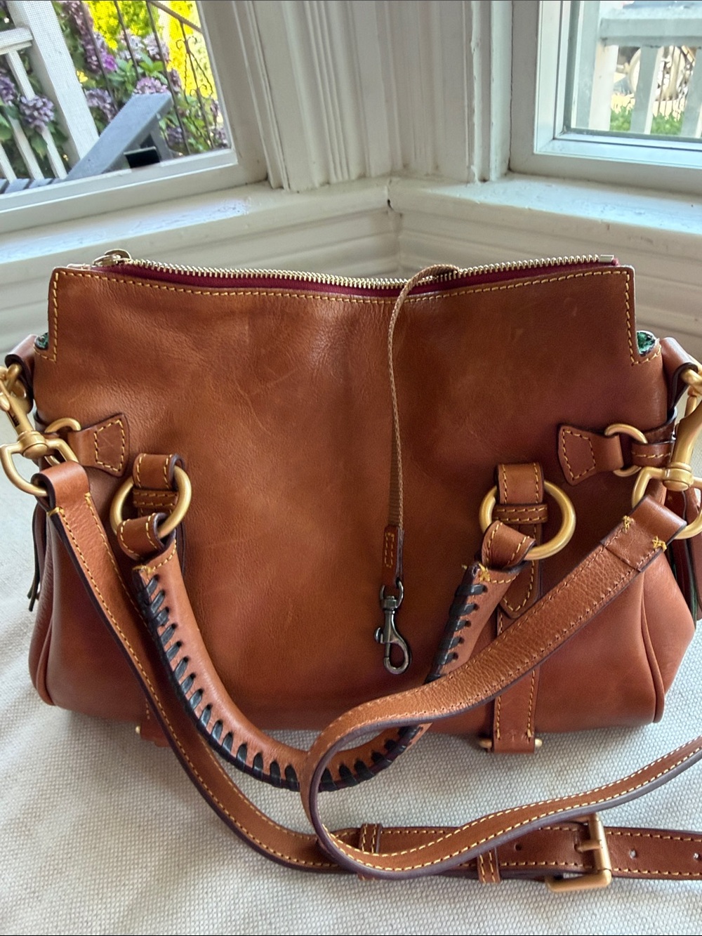 Dooney & Burke Florentine Satchel - Picture 6 of 12